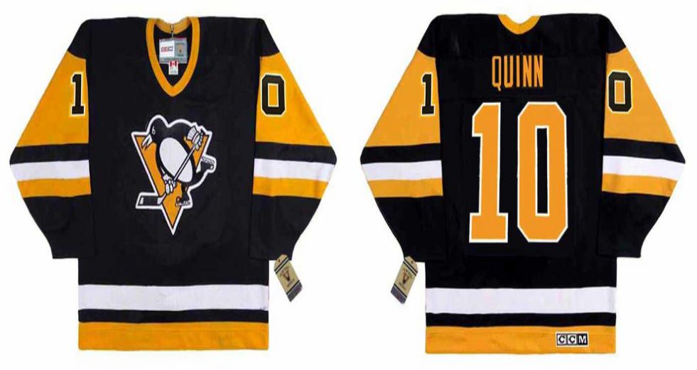 2019 Men Pittsburgh Penguins #10 Quinn Black CCM NHL jerseys->pittsburgh penguins->NHL Jersey